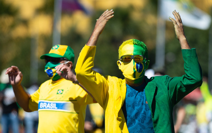 Сторонники Жаира Болсонару. Фото Getty