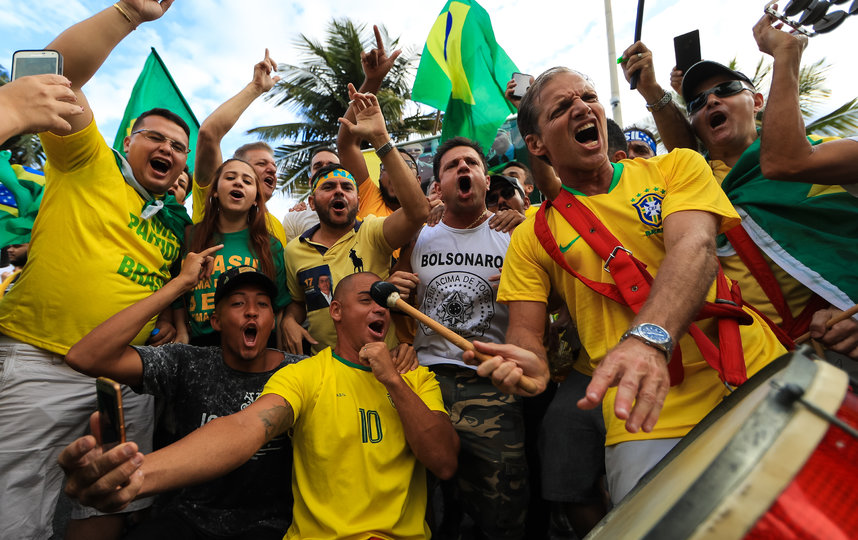 Сторонники Жаира Болсонару. Фото Getty