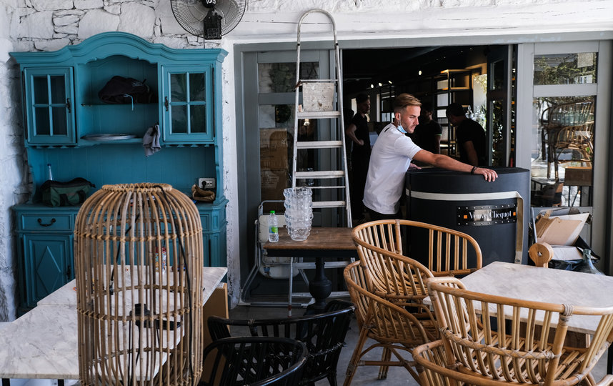 В Греции готовятся принимать посетителей. Фото Getty