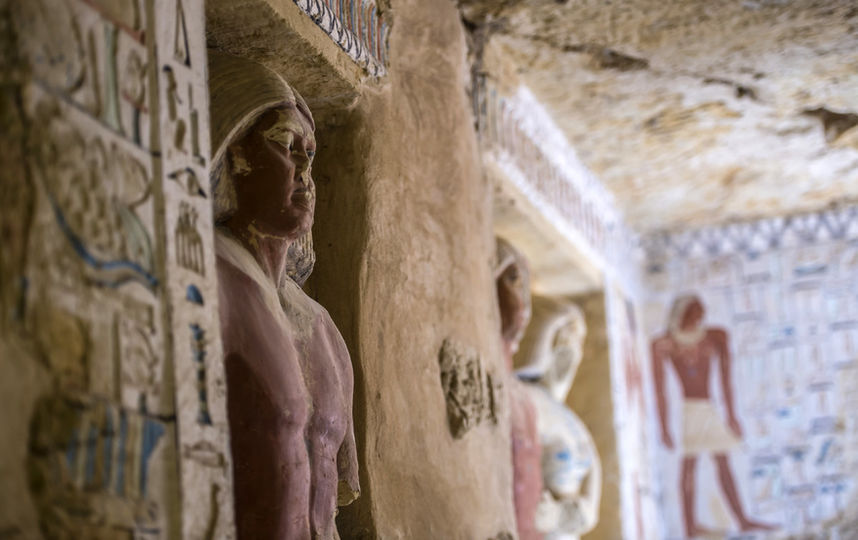 В Египте обнаружили неразграбленную гробницу