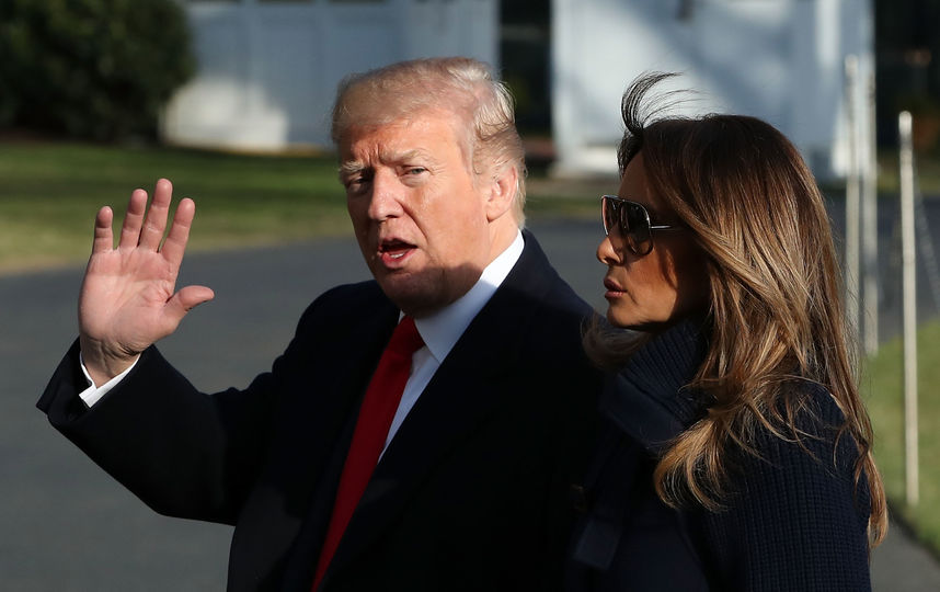 Дональд Трамп с женой Меланией. Фото Getty