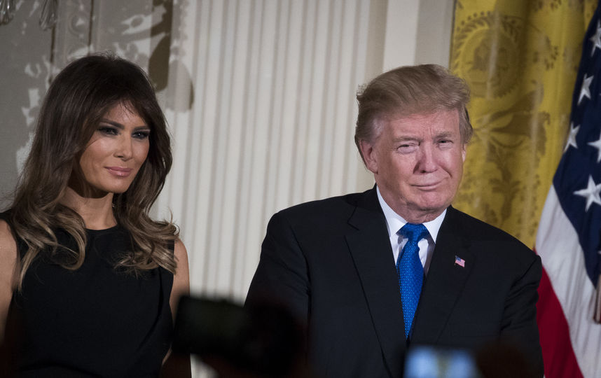 Дональд Трамп с женой Меланией. Фото Getty