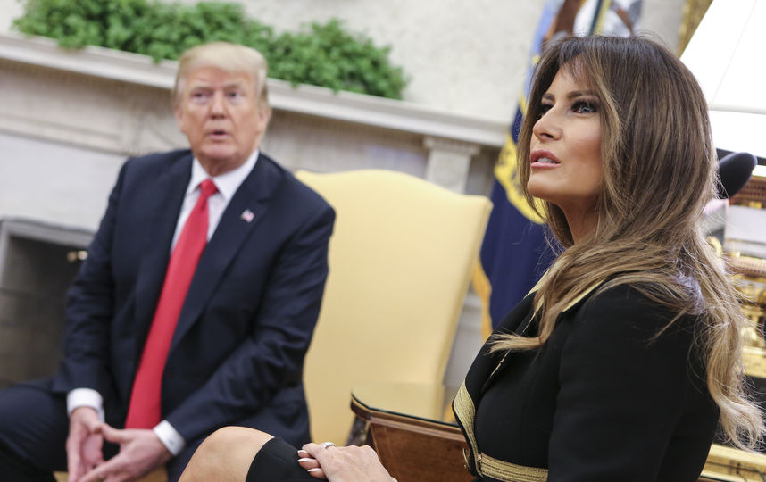 Дональд Трамп с женой Меланией. Фото Getty