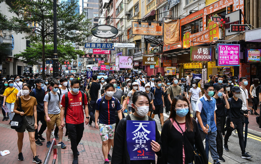 В Гонконге возобновились акции протеста. Фото AFP