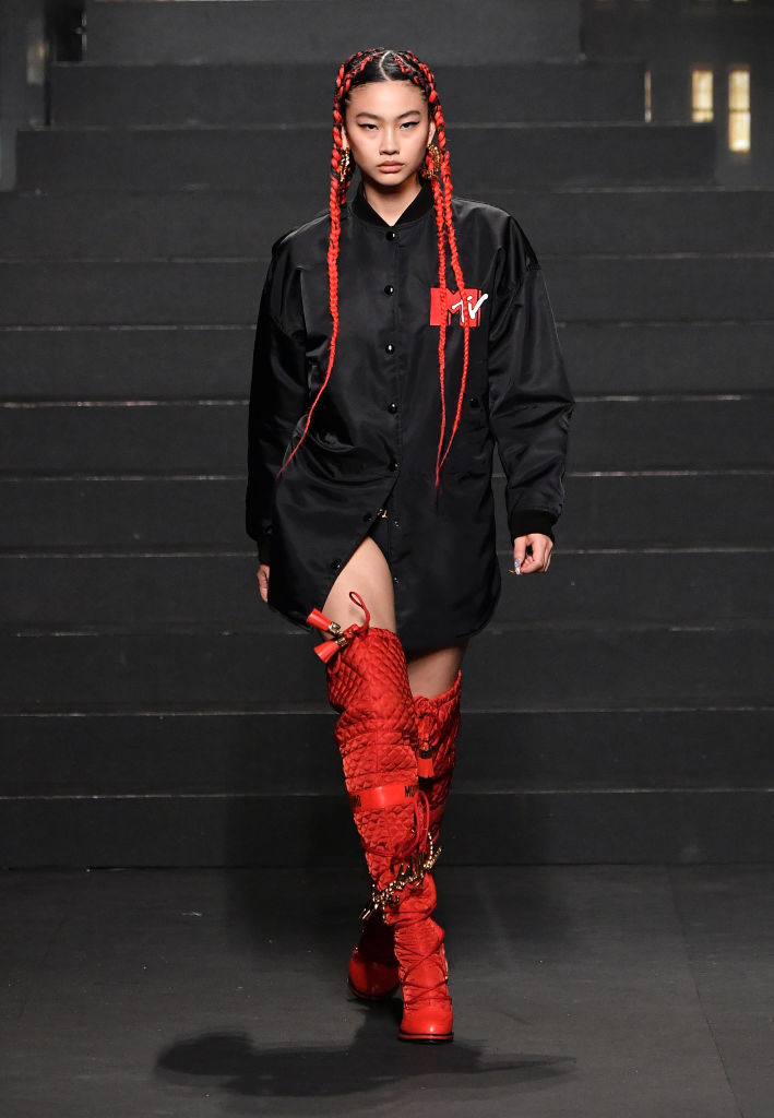 Показ коллекции Moschino x H&M в Нью-Йорке. Фото Getty