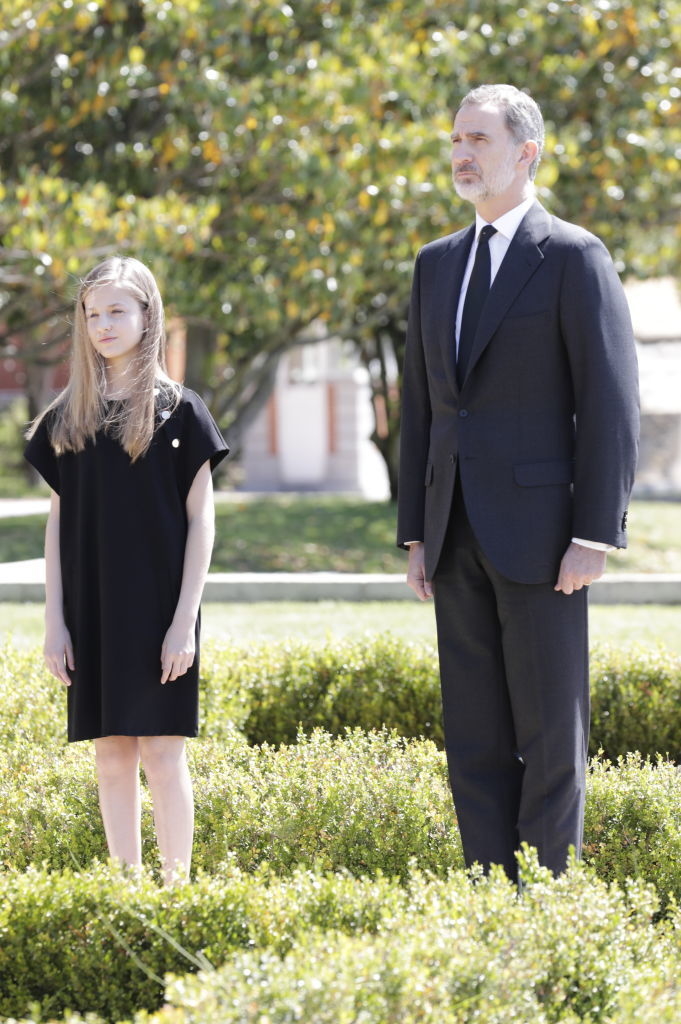 Король Испании Фелипе VI и принцесса Леонор. Фото Getty