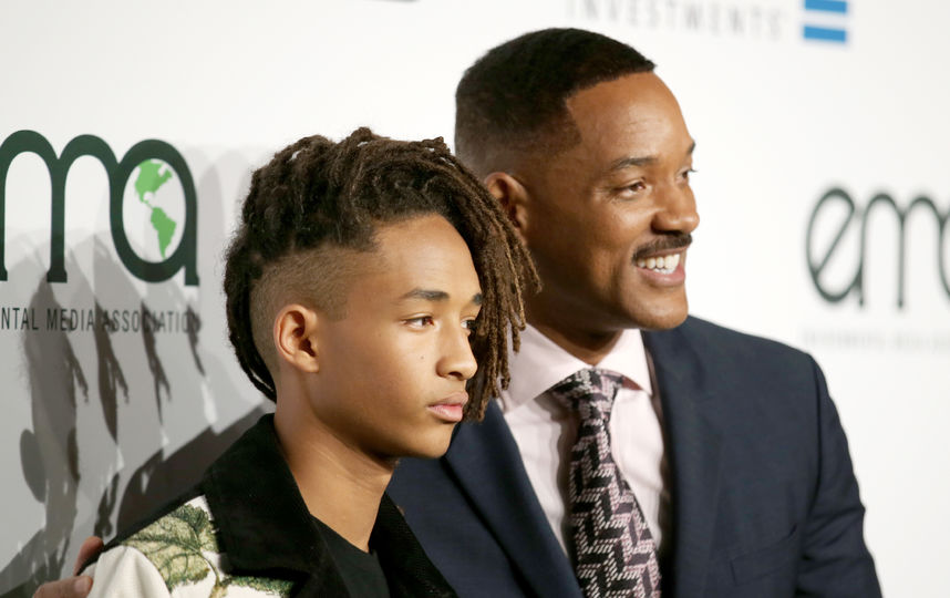Джейден Смит с отцом Уиллом Смитом. Фото Getty