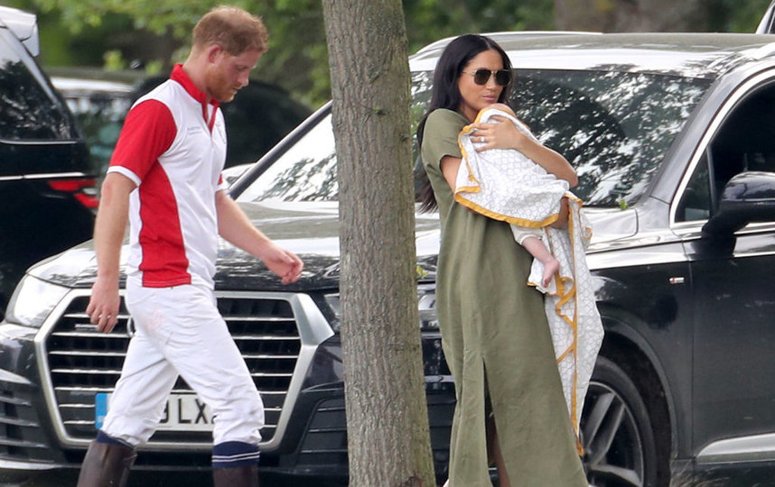 Принц Гарри и Меган Маркл с сыном Арчи. Фото Getty