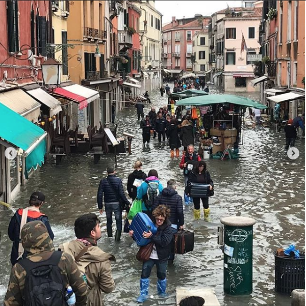 Венеция. Фото Скриншот instagram.com/veneziatoday/?hl=ru