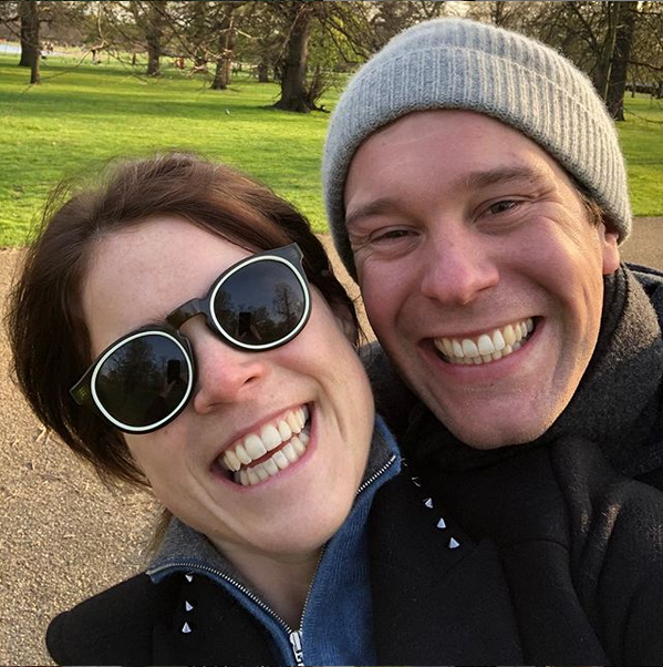 Принцесса Евгения и Джек Бруксбэнк. Фото скриншот: instagram.com/princesseugenie/