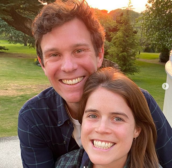 Принцесса Евгения и Джек Бруксбэнк. Фото скриншот: instagram.com/princesseugenie/