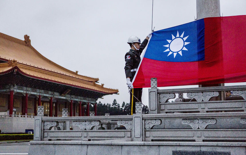 Флаг Тайваня. Фото Getty