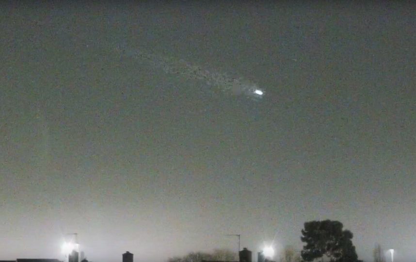 Кадры с видеокамеры, зафиксировавшей НЛО. Фото Скриншот Youtube