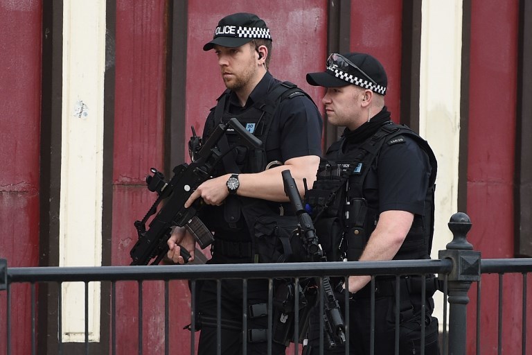 Кадры с места теракта в Манчестере. Фото AFP