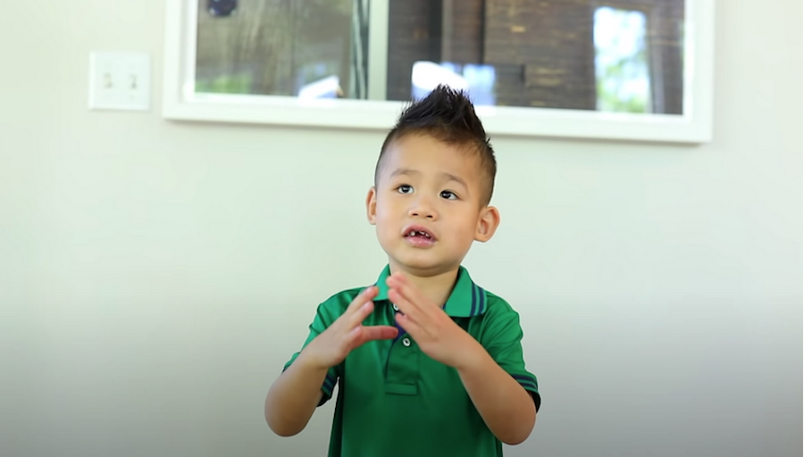 Хаксли. Фото скриншот с канала Myka Stauffer на YouTube