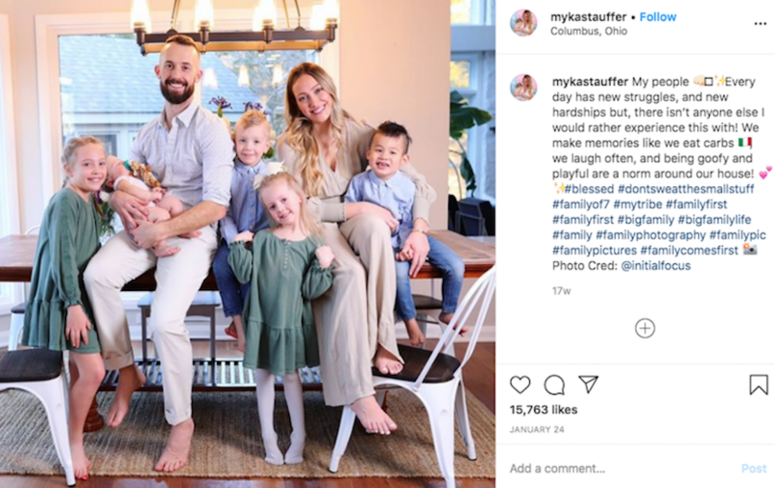 Мика удалила фотографии с Хаксли. Фото Instagram @mykastauffer