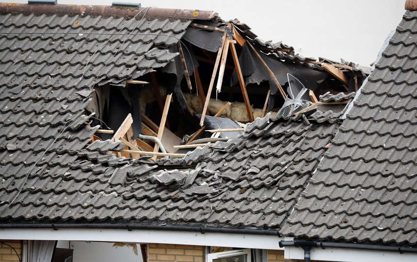 В Лондоне рухнул подъёмный кран. Фото AFP