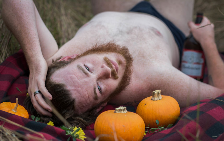 "Тыквенный" мужчина. Фото Gayla Thompson/GTPhotography