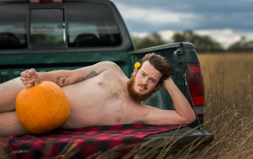 "Тыквенный" мужчина. Фото Gayla Thompson/GTPhotography