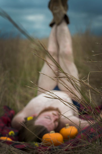 "Тыквенный" мужчина. Фото Gayla Thompson/GTPhotography