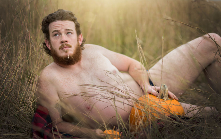 "Тыквенный" мужчина. Фото Gayla Thompson/GTPhotography