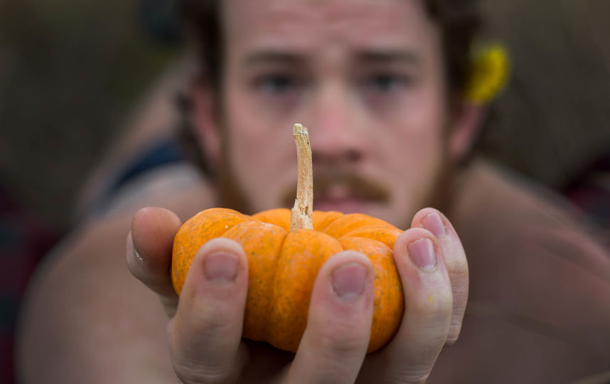 "Тыквенный" мужчина. Фото Gayla Thompson/GTPhotography