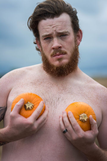 "Тыквенный" мужчина. Фото Gayla Thompson/GTPhotography