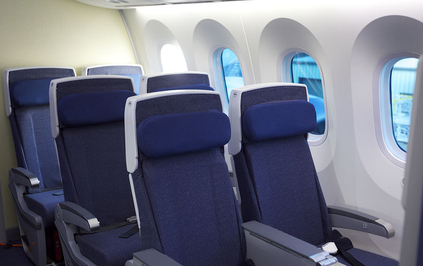 По словам авторов разработки, вертикальные кресла весят в два раза меньше стандартных и позволяют увеличить пассажировместимость на 20%. Фото Getty