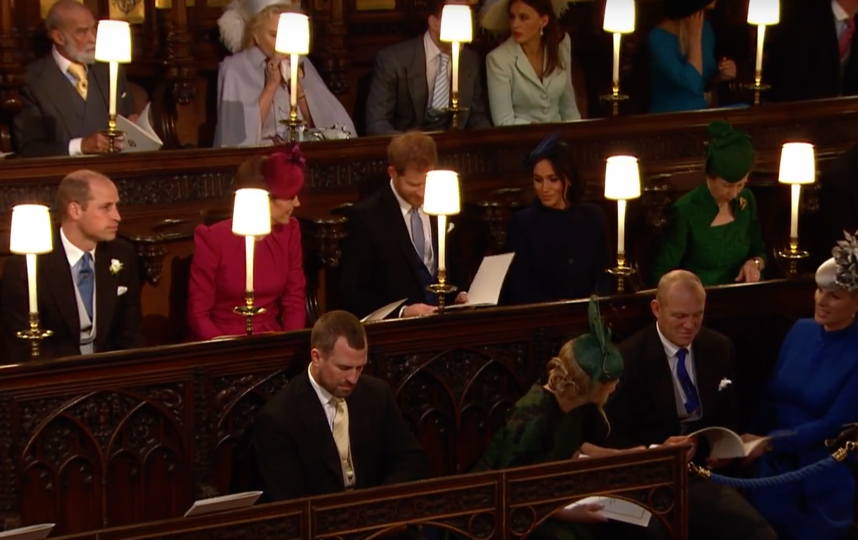 Принц Уильям и Кейт Миддлтон, принц Гарри и Меган Маркл. Фото Скриншот youtube.com/watch?v=RoNyELmURN8.