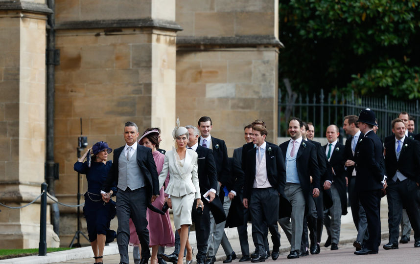 Гости на свадьбе Принцессы Евгении. Фото AFP