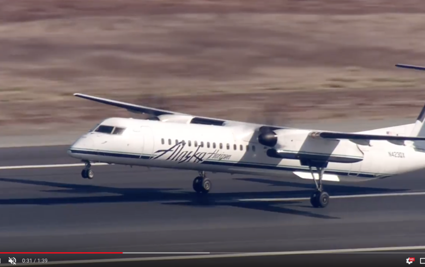 В Сети появилось первое видео крушения самолёта, угнанного в США
