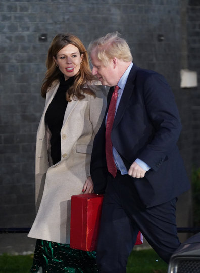 Борис Джонсон и Кэрри Саймондс. Фото Getty