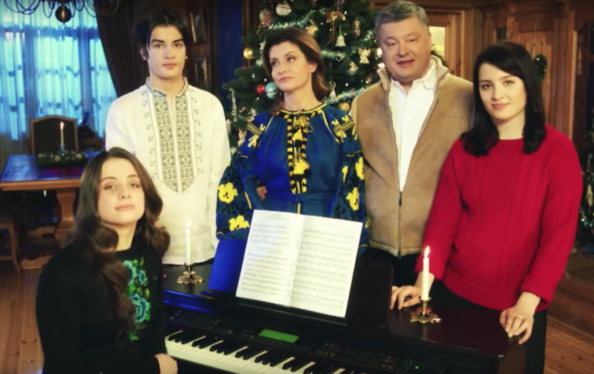 Семья Порошенко. Фото Скриншот с видео "112 Украина"., Скриншот Youtube