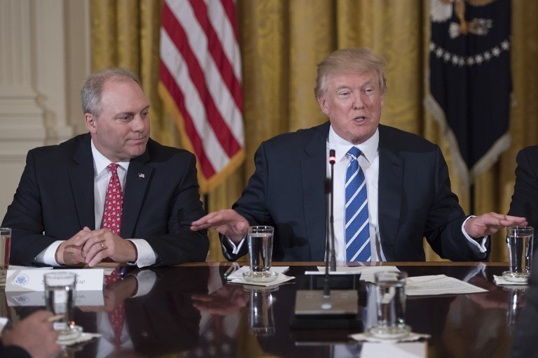 Стив Келиз и Дональд Трамп. Фото AFP