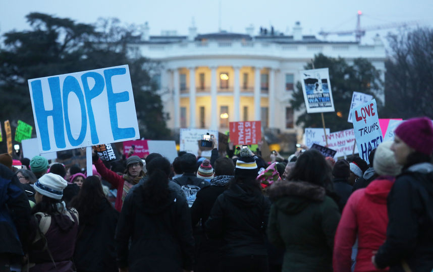 Январский "Женский марш" в Вашингтоне. Фото Getty
