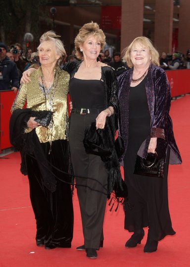 Ширли Найт вместе с Джейн Фонда и Клорис Личман. Фото Getty