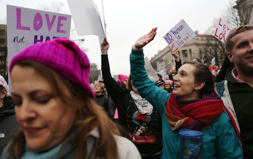 Январский "Женский марш" в Вашингтоне. Фото Getty