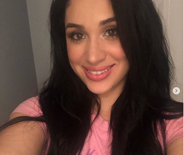 Кристин Матис путают с Меган Маркл. Фото скриншот: instagram.com/christineprimrose/