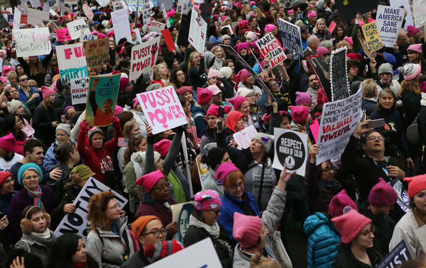 Январский "Женский марш" в Вашингтоне. Фото Getty