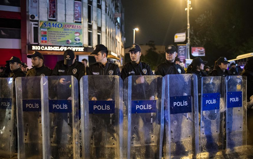 В Стамбуле прошли протесты. Фото AFP