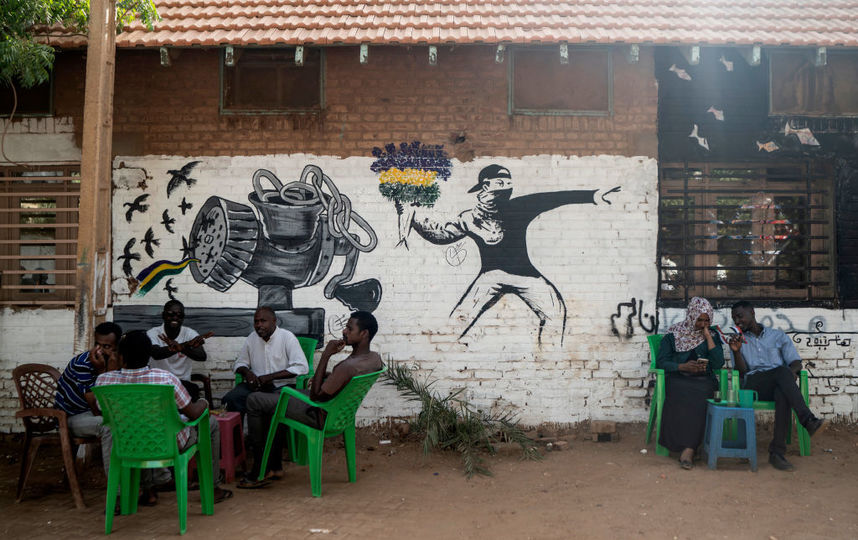 Работы Бэнкси. Фото Getty