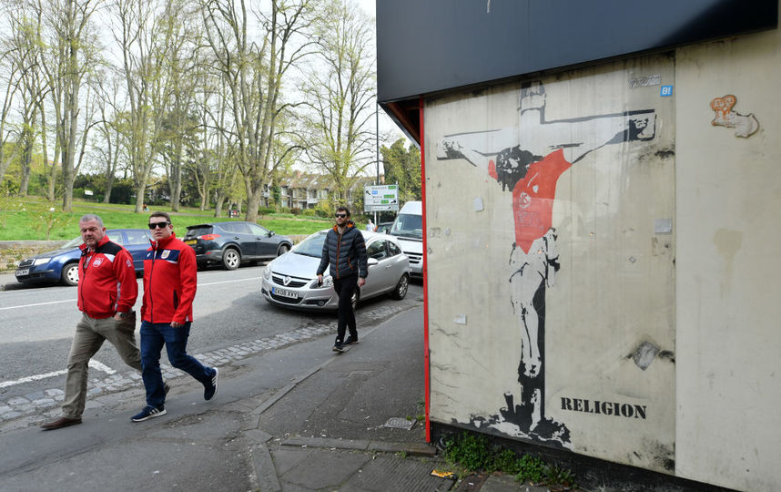 Работы Бэнкси. Фото Getty