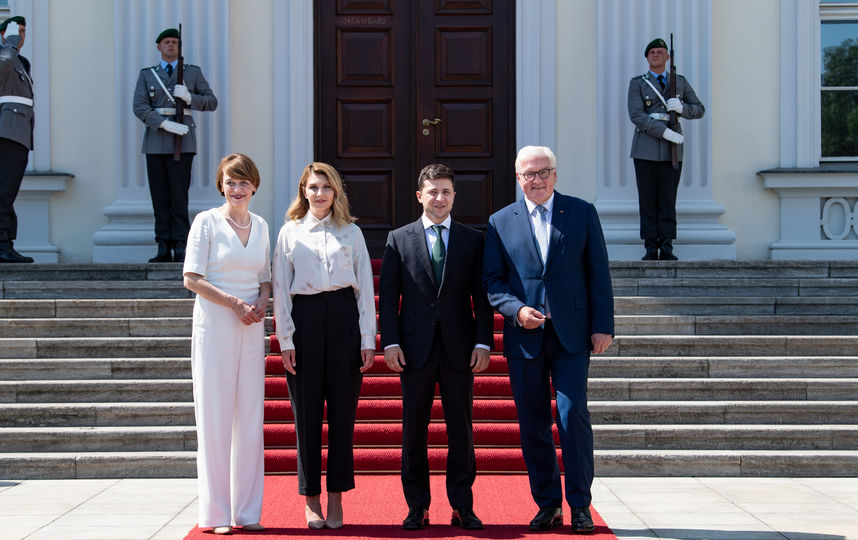 Елена Зеленская на официальных мероприятиях в Германии. Фото скриншот с официального блога Елены Зеленской в Instagram