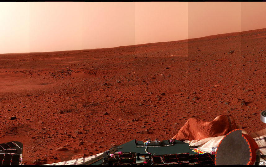 Поверхность планеты Марс. Фото Getty