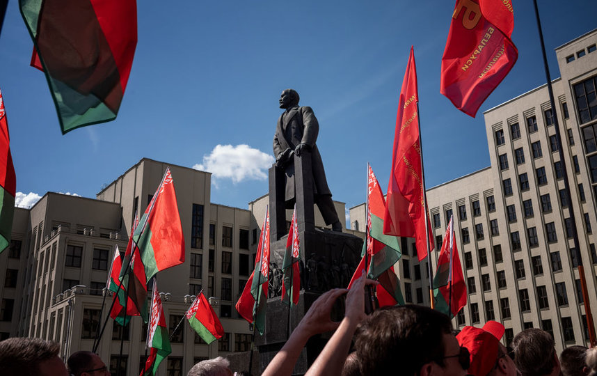 Протесты в Белоруссии. Фото Getty