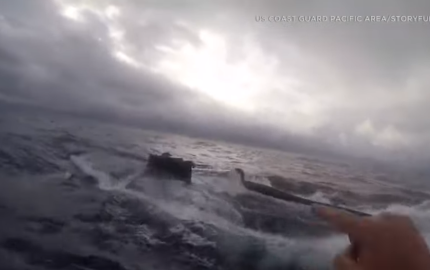 Береговая охрана США перехватила подлодку с наркотиками. Фото Скриншот Youtube