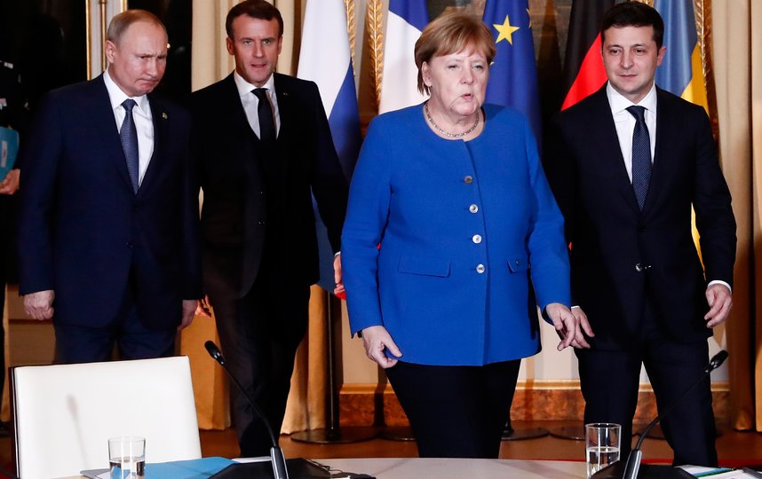 В Париже прошла встреча "нормандской четвёрки". Фото AFP