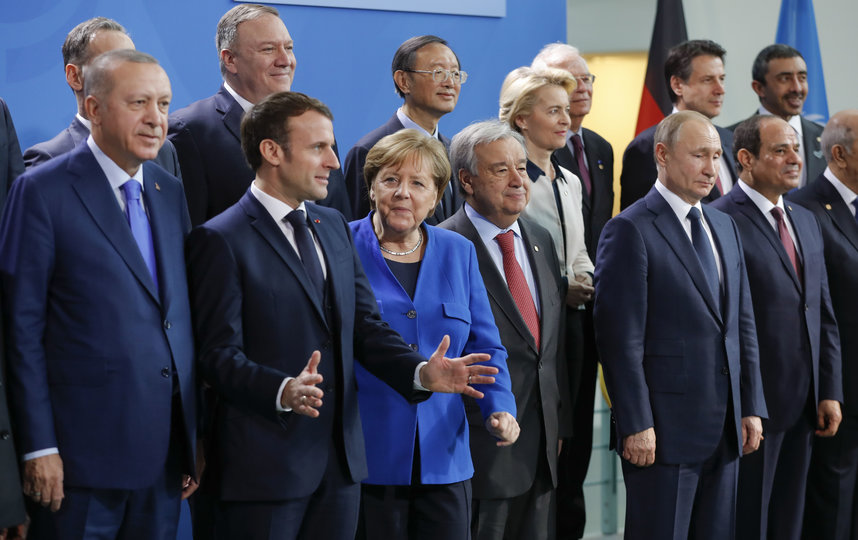 В Берлине проходит международная конференция по Ливии. Фото AFP