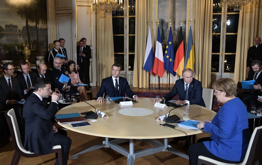 В Париже прошла встреча "нормандской четвёрки". Фото AFP