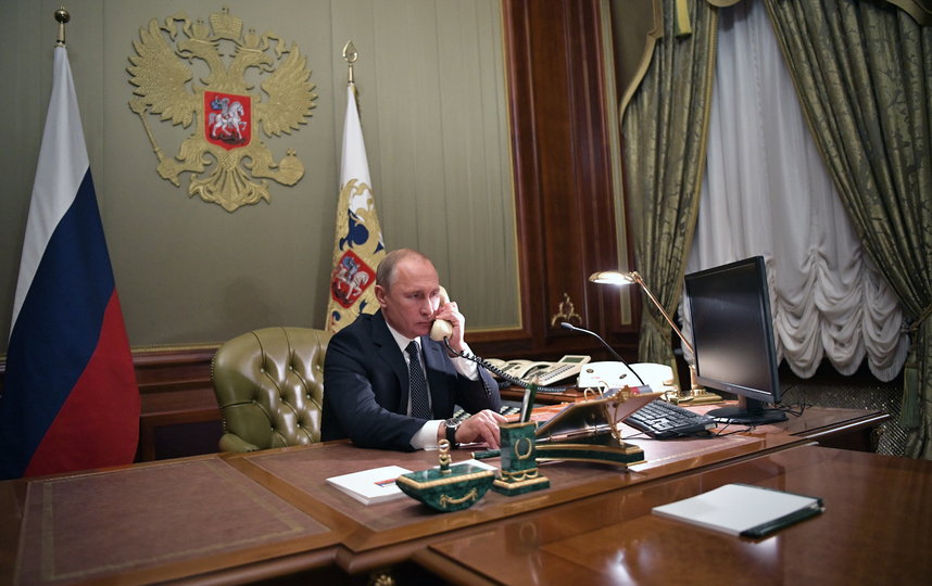 Владимир Путин провёл телефонный разговор с председателем КНР Си Цзиньпином